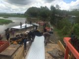 Loading the Pontoon